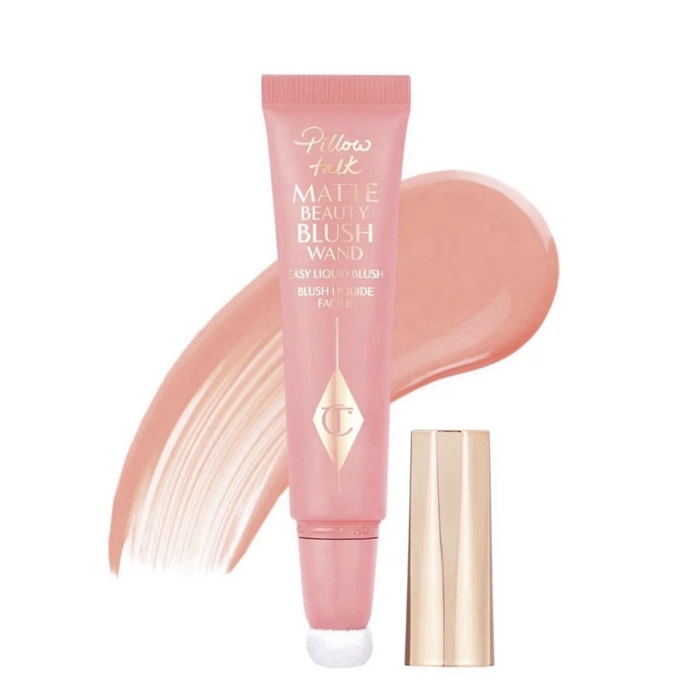 NIB Charlotte Tilbury Matte Beauty Blush Wand Pillow Talk Pink Pop Full Size